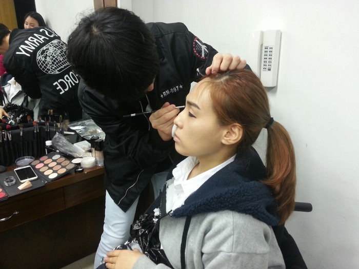 대기실 안 분장사진