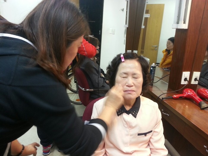 송선희님 메이크업 사진