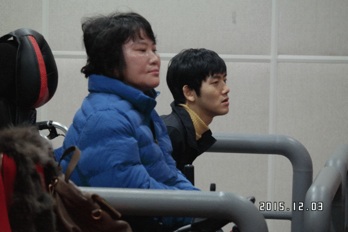 휠체어 좌석사진