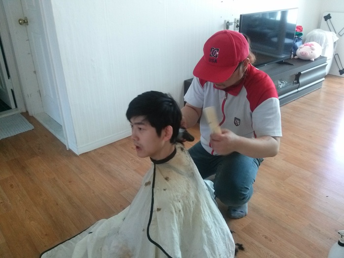 전영인 컷트중