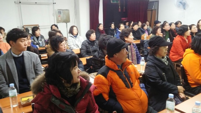 교육 참석자들