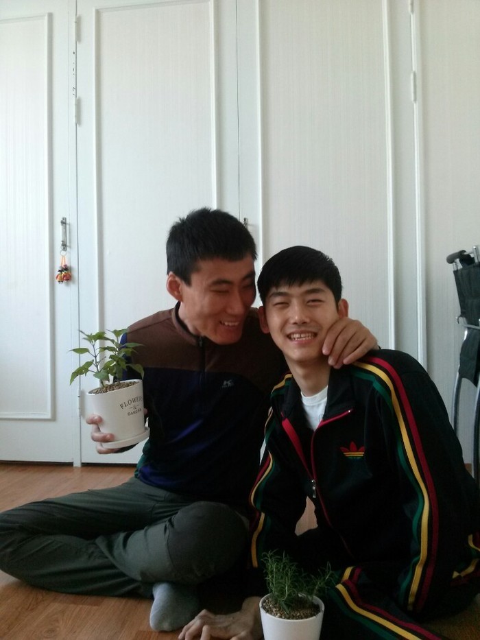 체험 홈 (마리원) 허브 화분심기 체험을 하고 인증샷