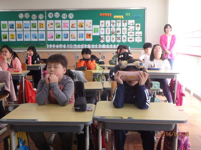 화면해설체험 중