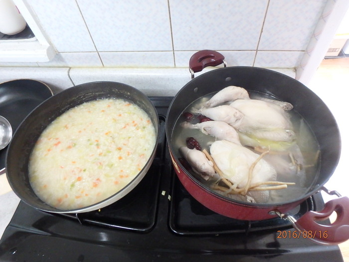 마리원 말복 삼계탕과 닭죽 이미지