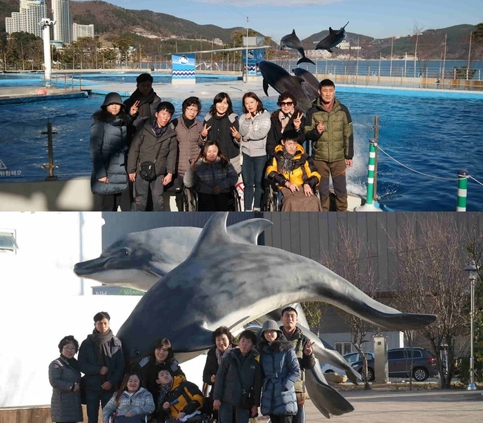 단체 사진 모습