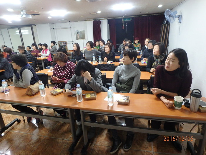 교육 참석자들