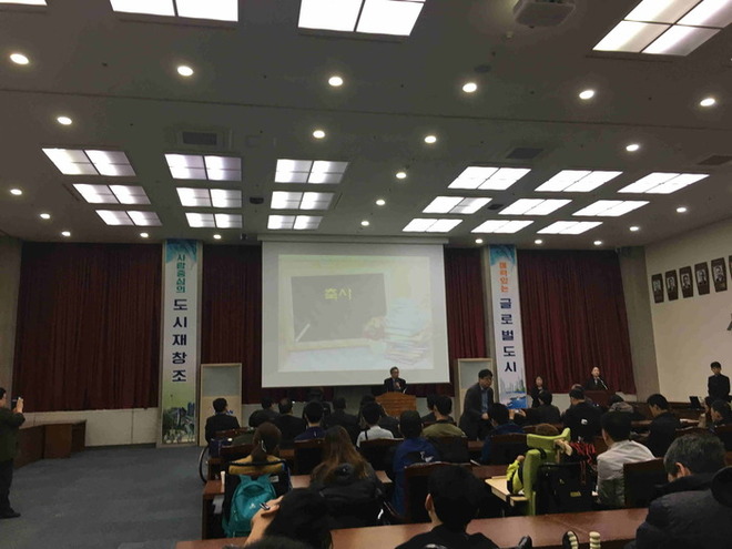 조창용 회장의 축사 모습 조창용 회장의 축사 모습