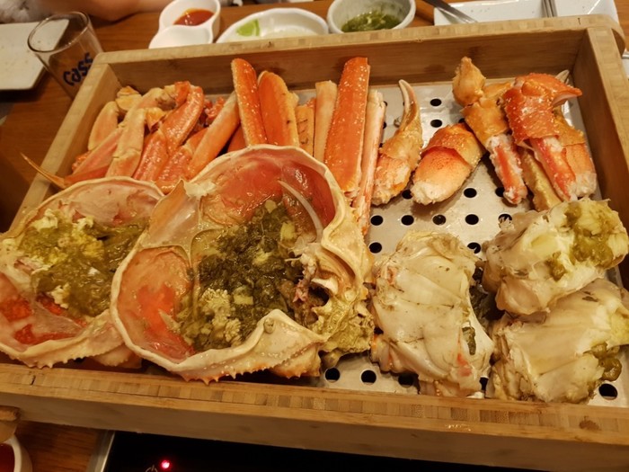 맛있게 익은 대게 맛있게 익은 대게