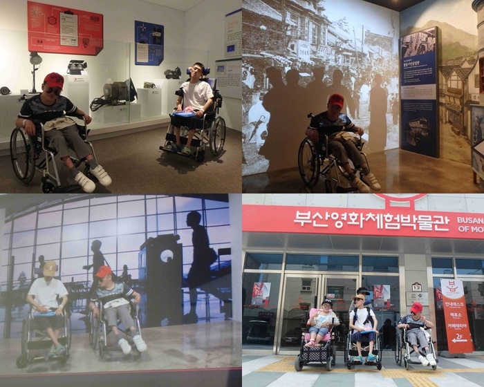 부산영화박물관 관람 부산영화박물관 관람 전연식, 반영훈 포즈잡은 기념사진