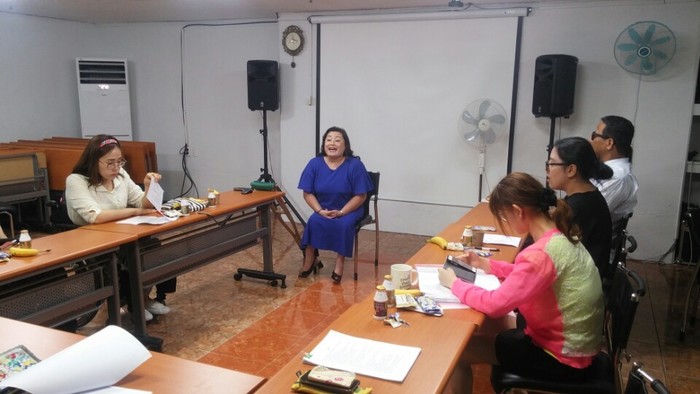 실기시험을 치르는 이영미님 실기시험을 치르는 이영미님