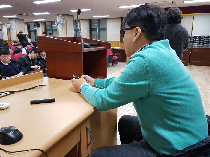 강의를 시작하는 이상훈팀장모습 강의를 시작하는 이상훈팀장모습