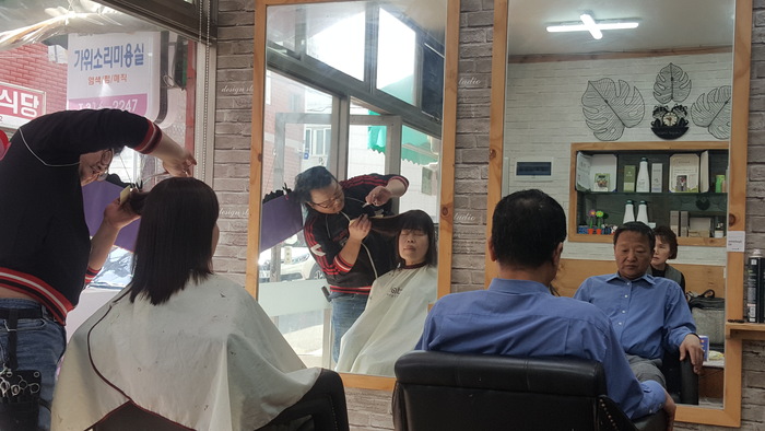 이복심님 염색 후 사진 이복심님 염색 후 사진